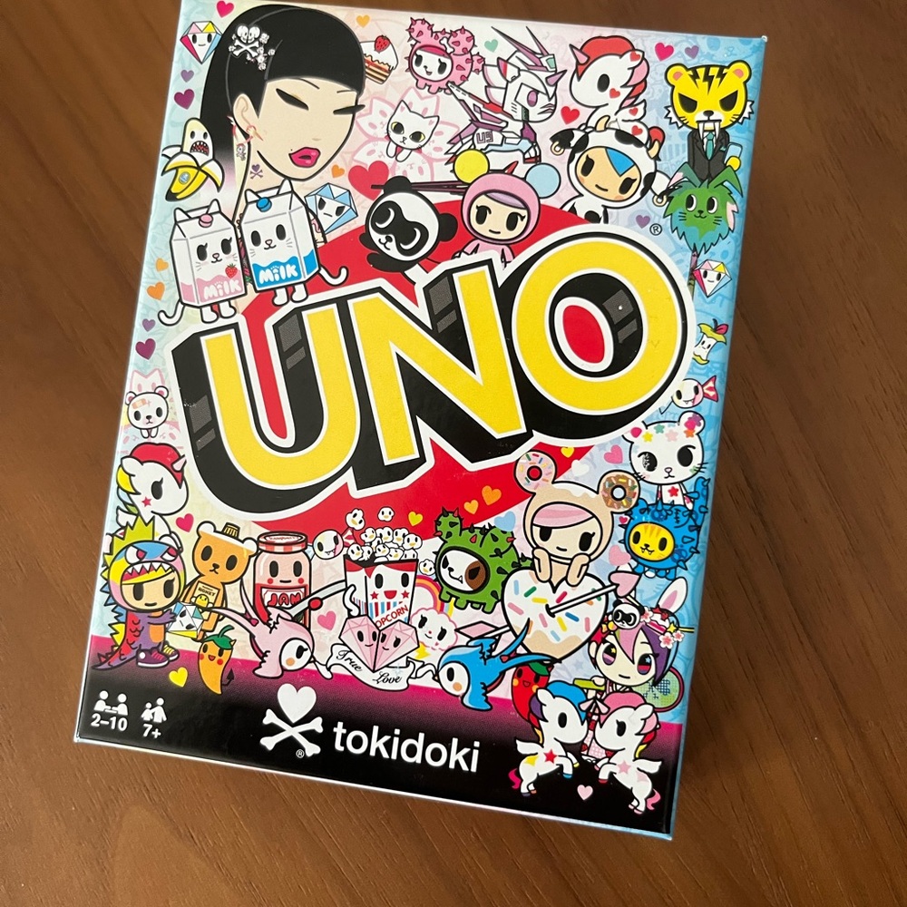 Tokidoki UNO Card Game - Vibrant Multicolor Edition